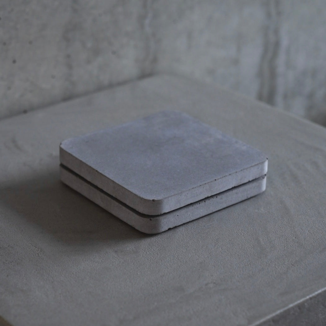 Concrete Coaster / 2set – #MONOLITH