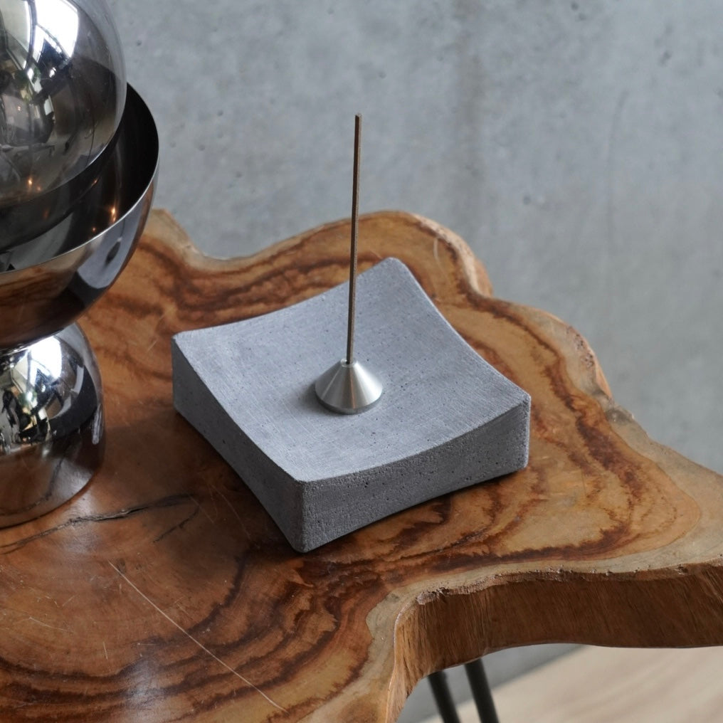 Concrete Incense Holder Square