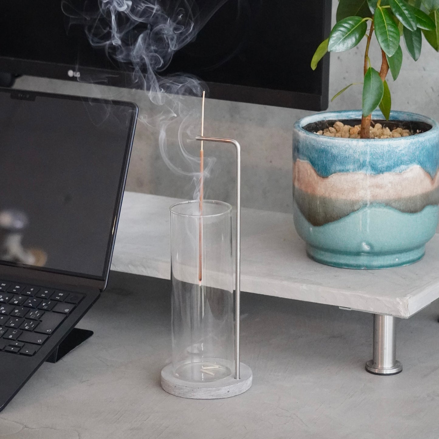 Glass Incense Holder