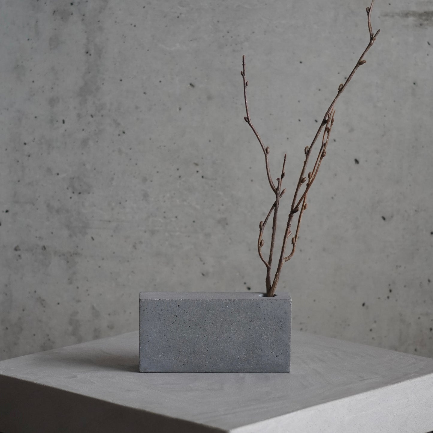 Concrete Flower Vase Thick