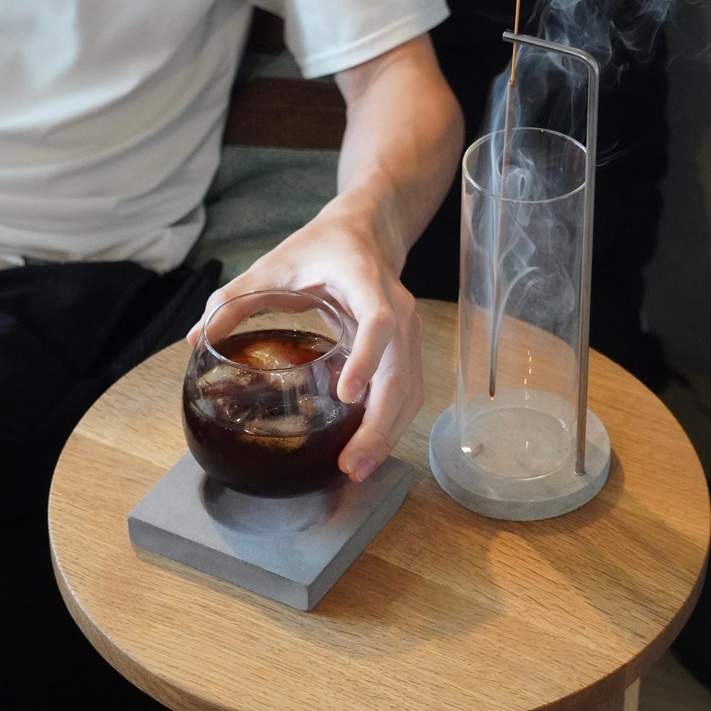 【受注販売】 Concrete Glass Stand / 2Glasses