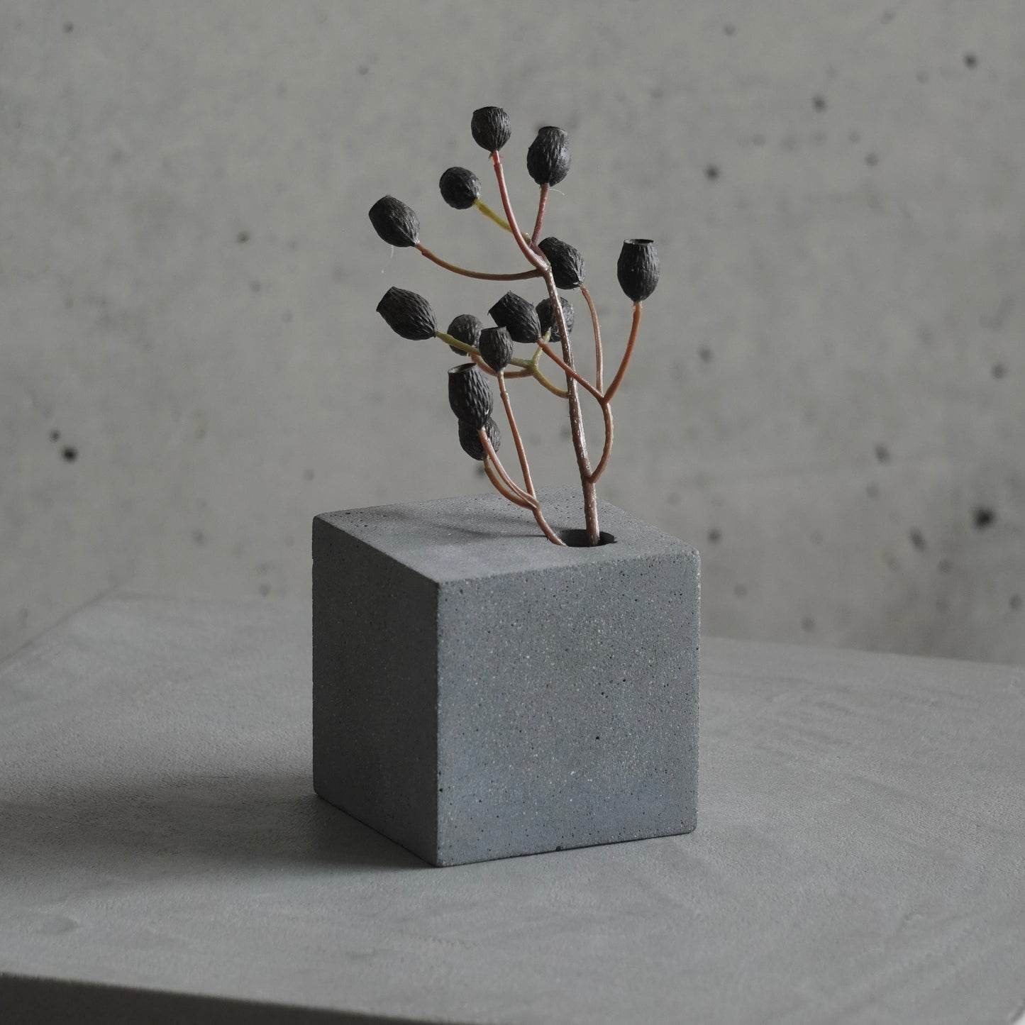 Concrete Flower Vase Square