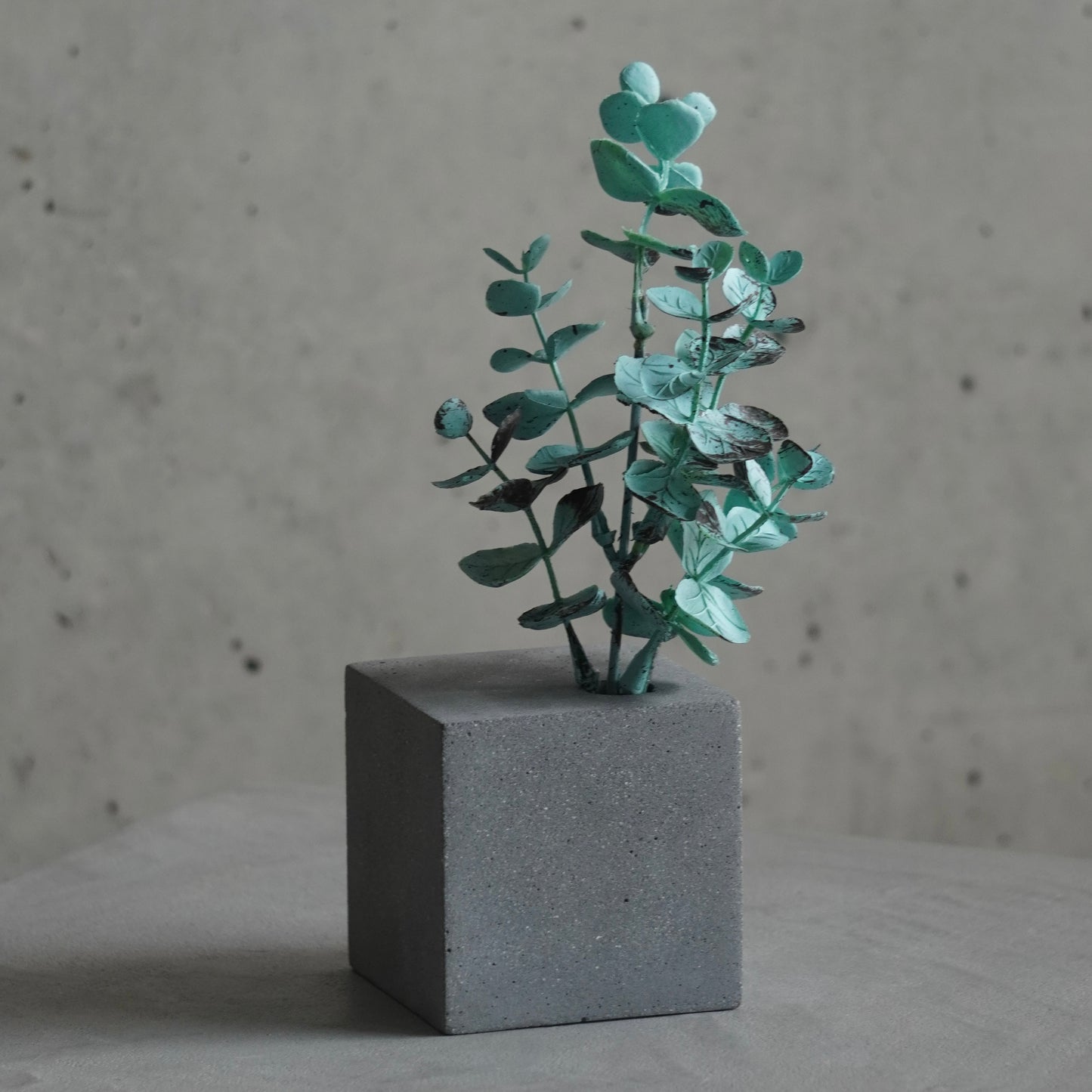 Concrete Flower Vase Square