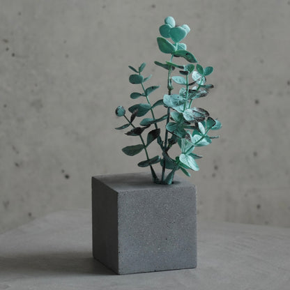 Concrete Flower Vase Square
