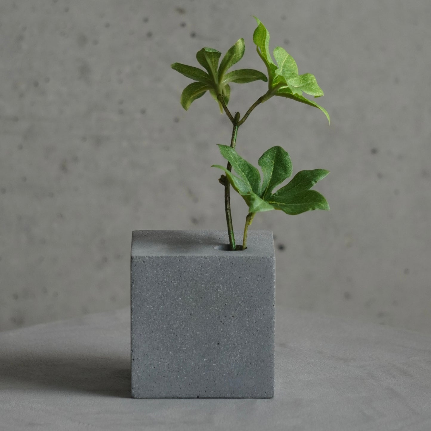 Concrete Flower Vase Square