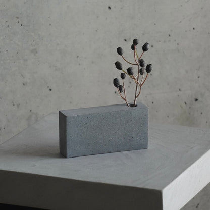 Concrete Flower Vase Thick
