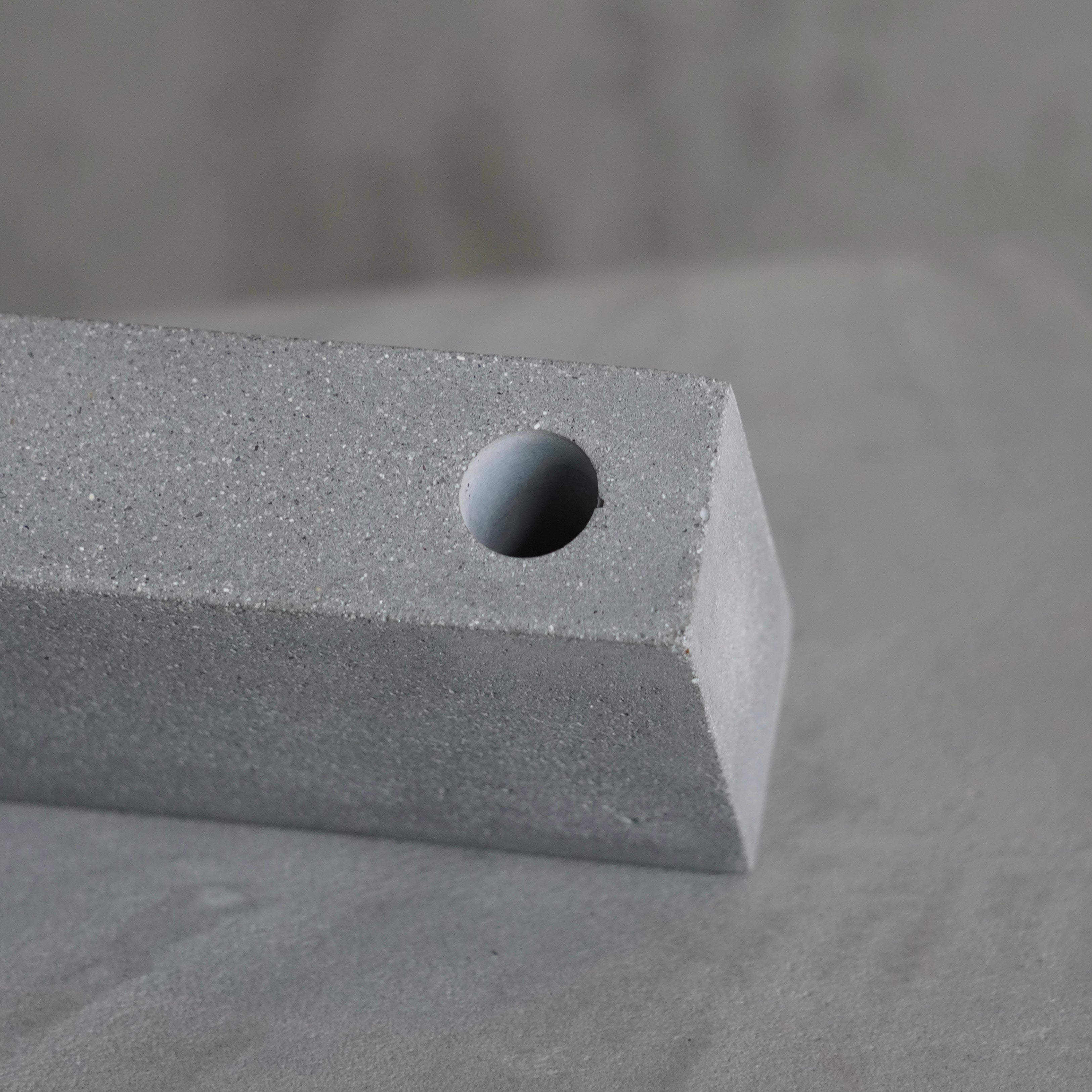 monolith concrete flower vase & コースターセット Concrete Flower Vase – #MONOLITH