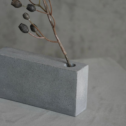 Concrete Flower Vase Thick