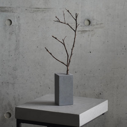 Concrete Flower Vase Vertical
