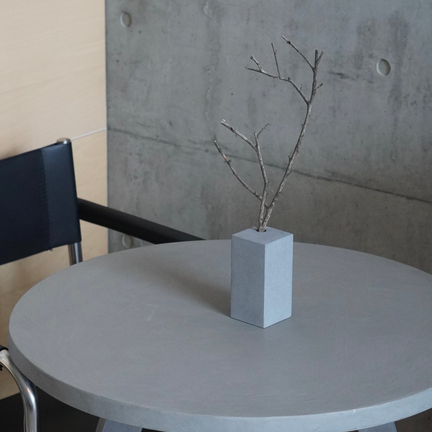 Concrete Flower Vase Vertical